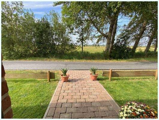 Blick aus der Haustür