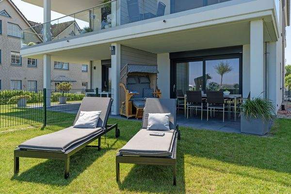 Blick auf die Terrasse 