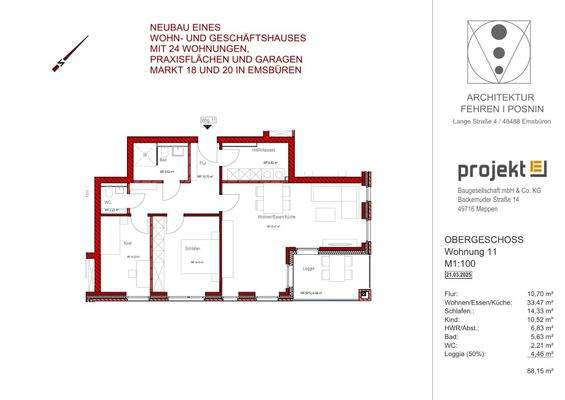Grundriss Wohnung Nr. 11