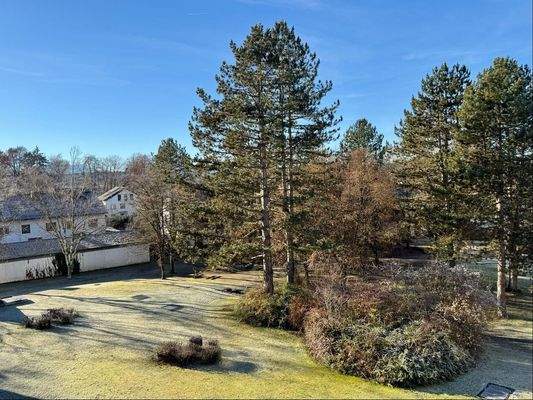 Ausblick vom Balkon nach Südwesten