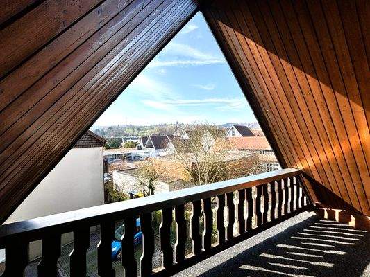 Loggia mit schöner Aussicht