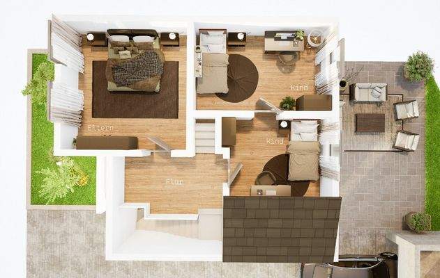 Umbauvorschlag, Obergeschoss