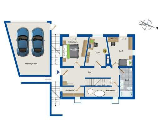 Grundriss Erdgeschoss 