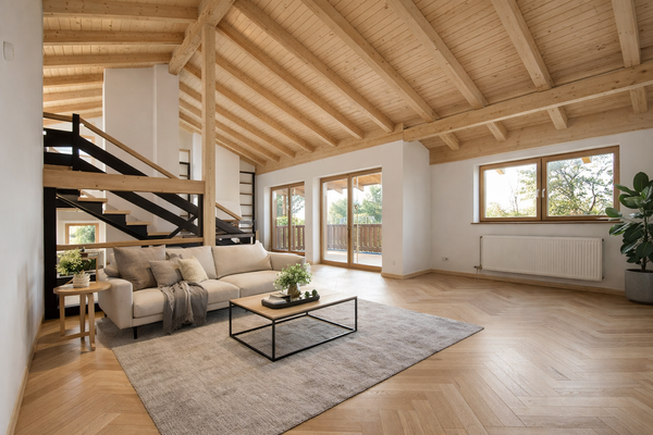 Renovierungsbeispiel des Wohnzimmers