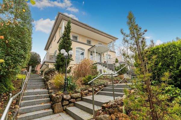 Treppenaufgang zum Haus