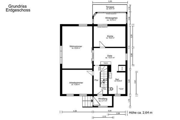Grundriss Erdgeschoss