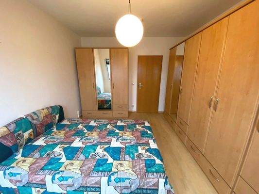 Schlafzimmer aus anderer Perspektive