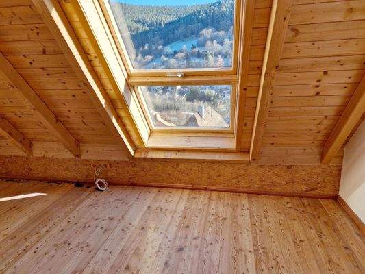 wunderschöner Ausblick im DG (Haus 6)