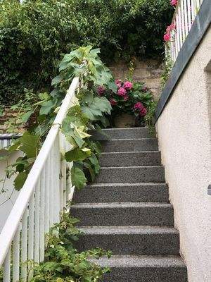 Treppe zur Dachterrasse