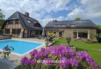 freistehendes Fachwerk-Einfamilienhaus mit angeschlossenem Anbau und Einliegerwohnung