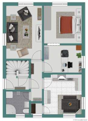 Grundriss Skizze Erdgeschoss