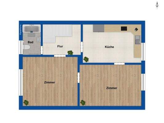 Grundriss Obergeschoss