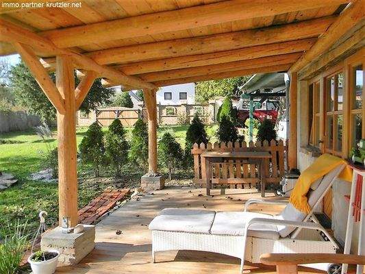 Chillen auf der Terrasse