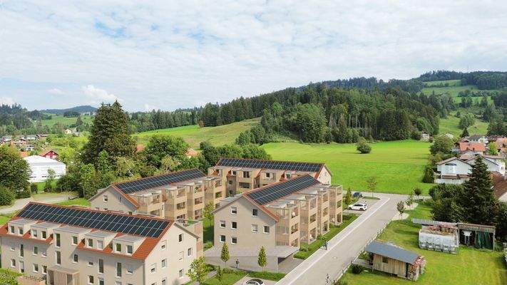 Blick von oben auf´s Quartier