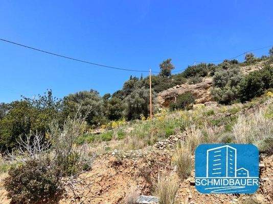 Kreta, Agia Galini: Grundstück in einem Küstendorf zu verkaufen