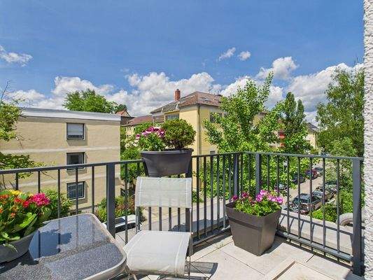 Terrasse vor dem Essbereich