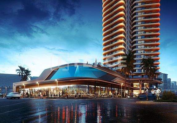 Apartments in a Sea-View Complex with Security in İzmir Konak