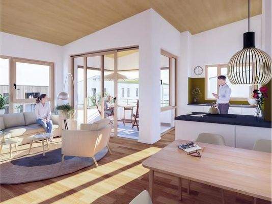 Visualisierung Musterwohnung