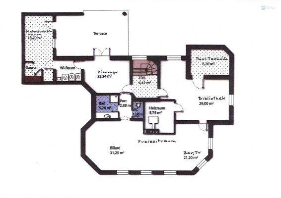 Grundriss Gartengeschoss