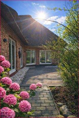 Blick auf die Terrasse