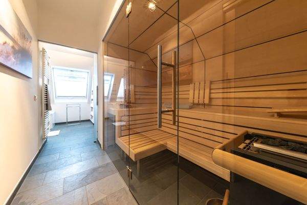Sauna am Badezimmer 