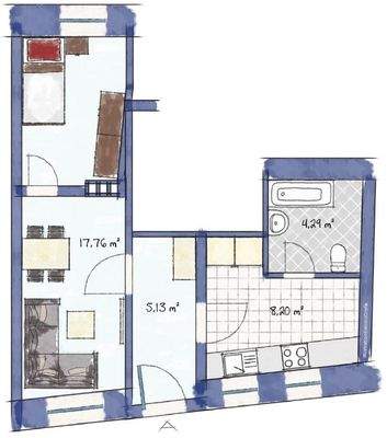 Immobilie 2 - Erdgeschoss