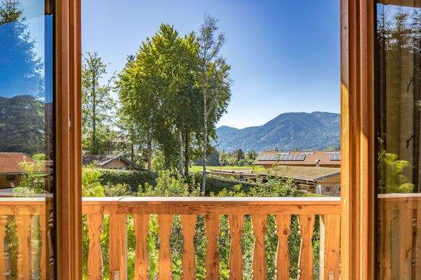 Balkon mit Blick ins Grüne