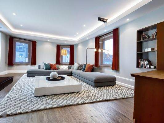 Wohnzimmer visualisiert