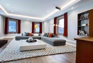 Wohnzimmer visualisiert