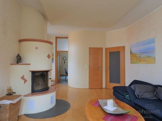 Wohnzimmerblick zur Küche