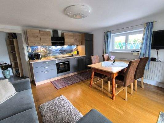 Wohnraum mit integrierter Küche