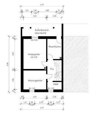 Grundriss Kellergeschoss
