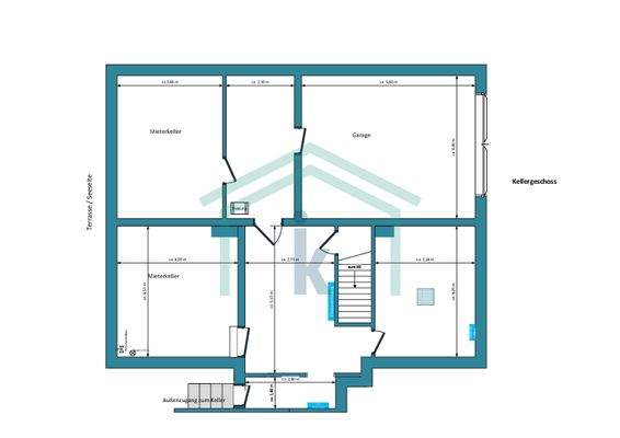 1917 Grundriss Kellergeschoss