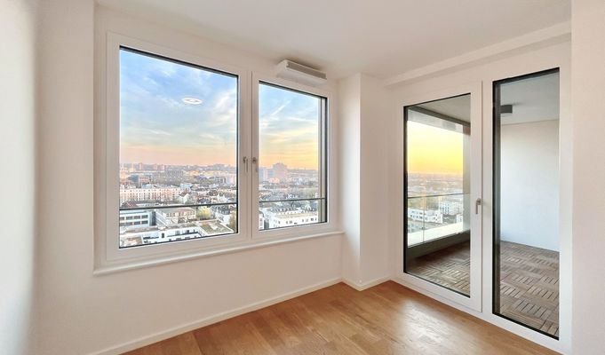 Blick zur Loggia