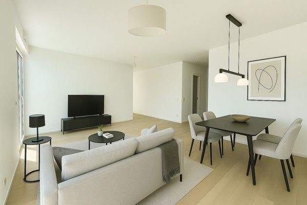 Wohnbereich KI generiert