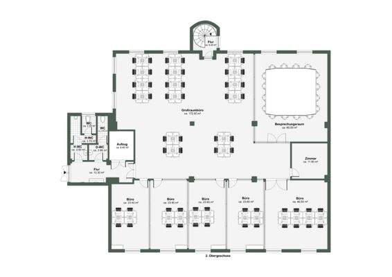 Beispielhafter Grundriss