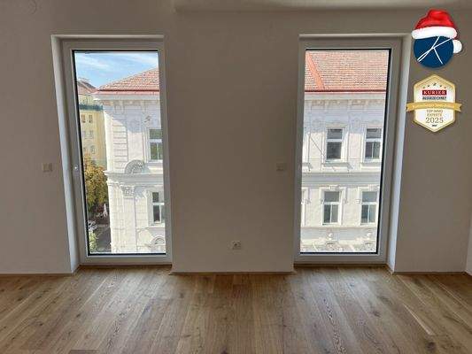 Blick aus Wohnzimmer