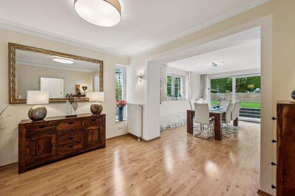 Blick in den Essbereich