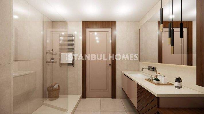 Flats in Complex with Pools and Lake Views in Istanbul Buyukcekmece