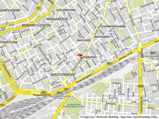 Geolyzer Kartenausschnitt