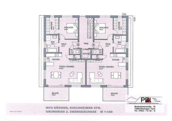 Grundriss Obergeschoss