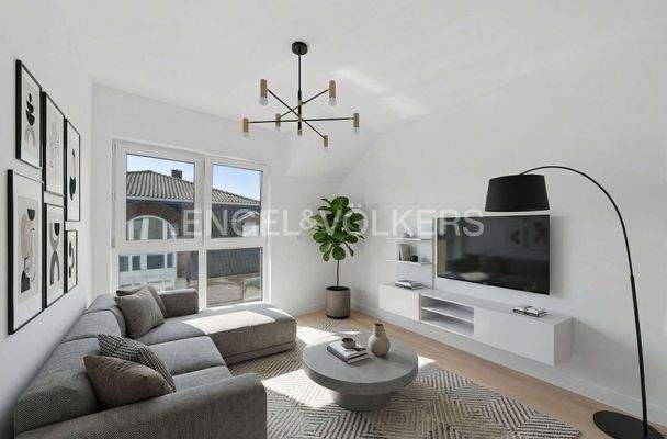 Kinderzimmer möbliert