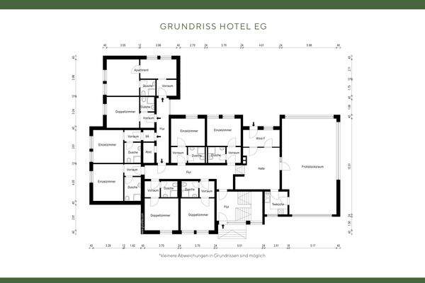 Grundriss Hotel EG