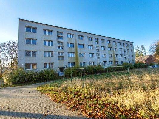 Ansicht Hofseite mit Hauseingänge