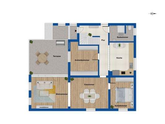 Grundriss Erdgeschoss