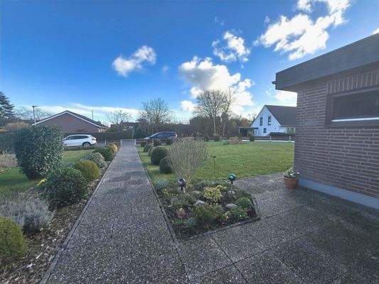 Vorderbereich des Grundstücks