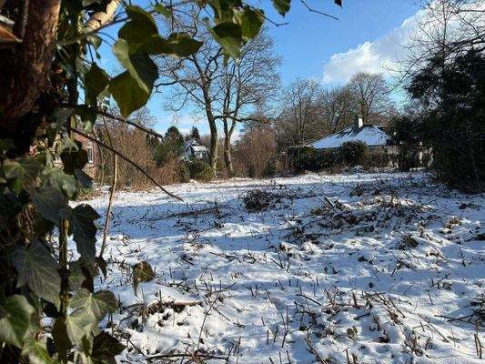 Blick auf das Wohngrundstück