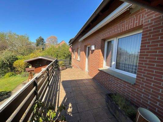 Blick auf die Terrasse