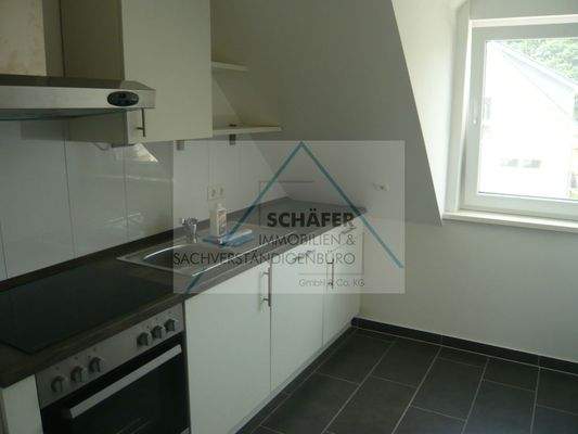 Küche mit Einbauküche