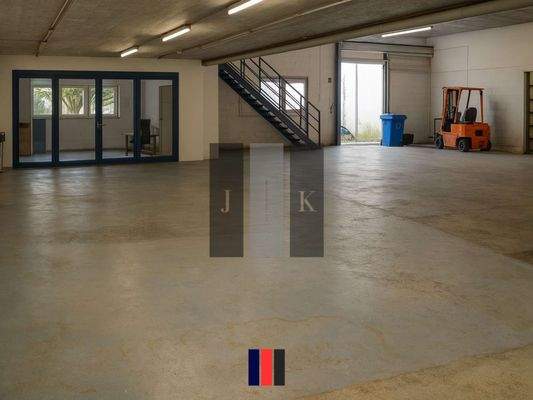 Halle Innenansicht 2 - Visualisierung